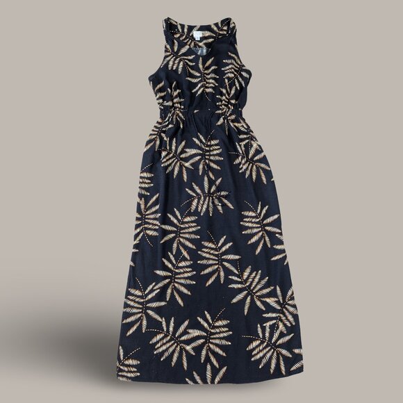 A New Day Palm Print V-Neck Maxi Dress - XS - Picture 4 of 7